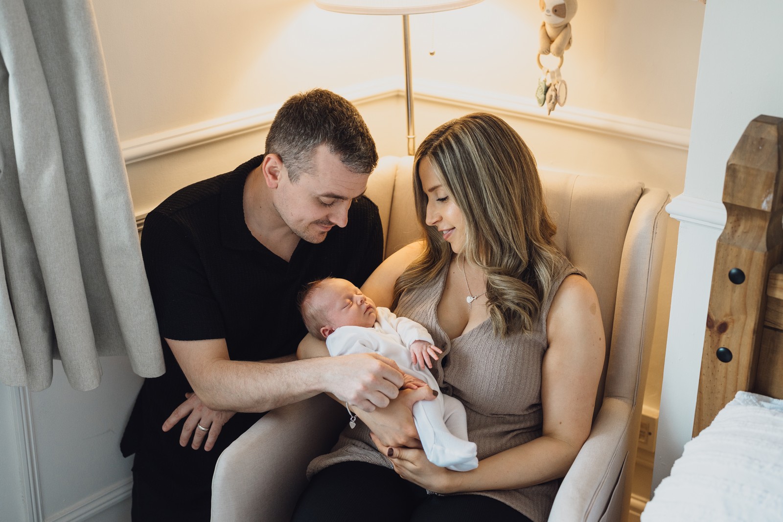 A Newborn Session at Home with Baby Alfie