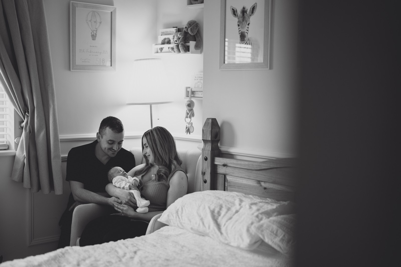 A Newborn Session at Home with Baby Alfie
