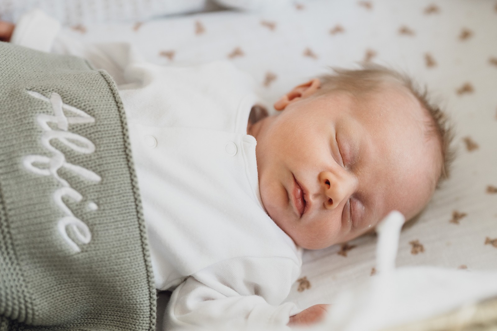 A Newborn Session at Home with Baby Alfie