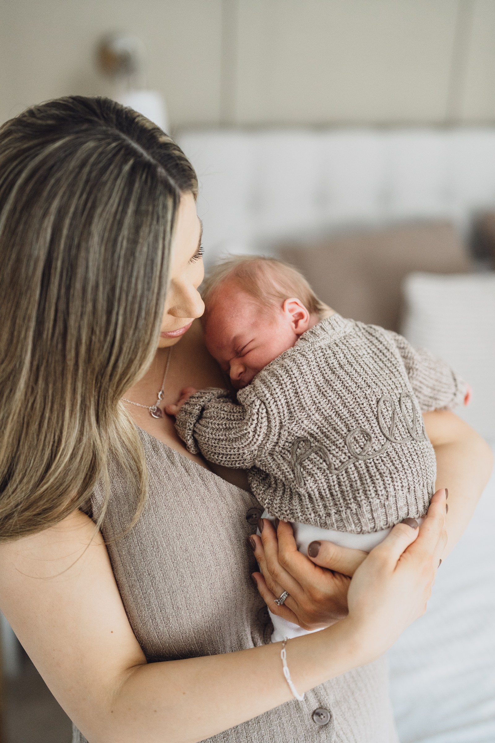 A Newborn Session at Home with Baby Alfie
