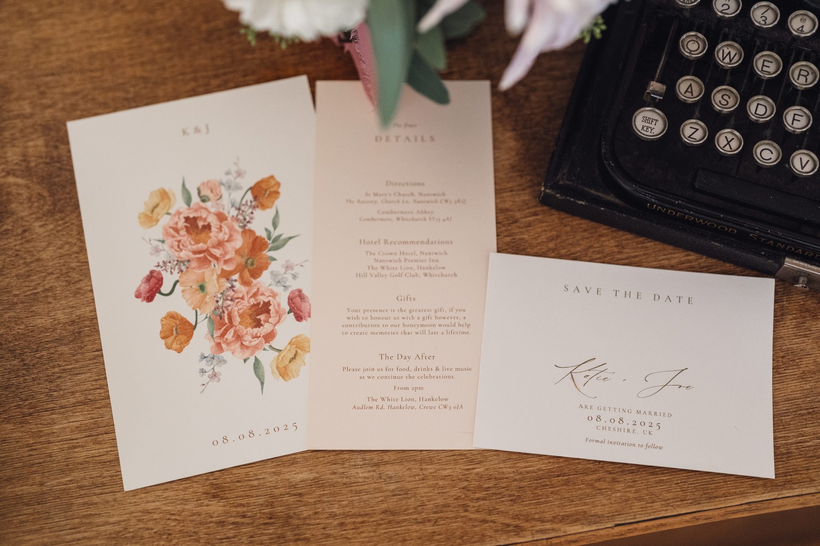 Katie & Joe’s Joyous Summer Wedding at Combermere Abbey