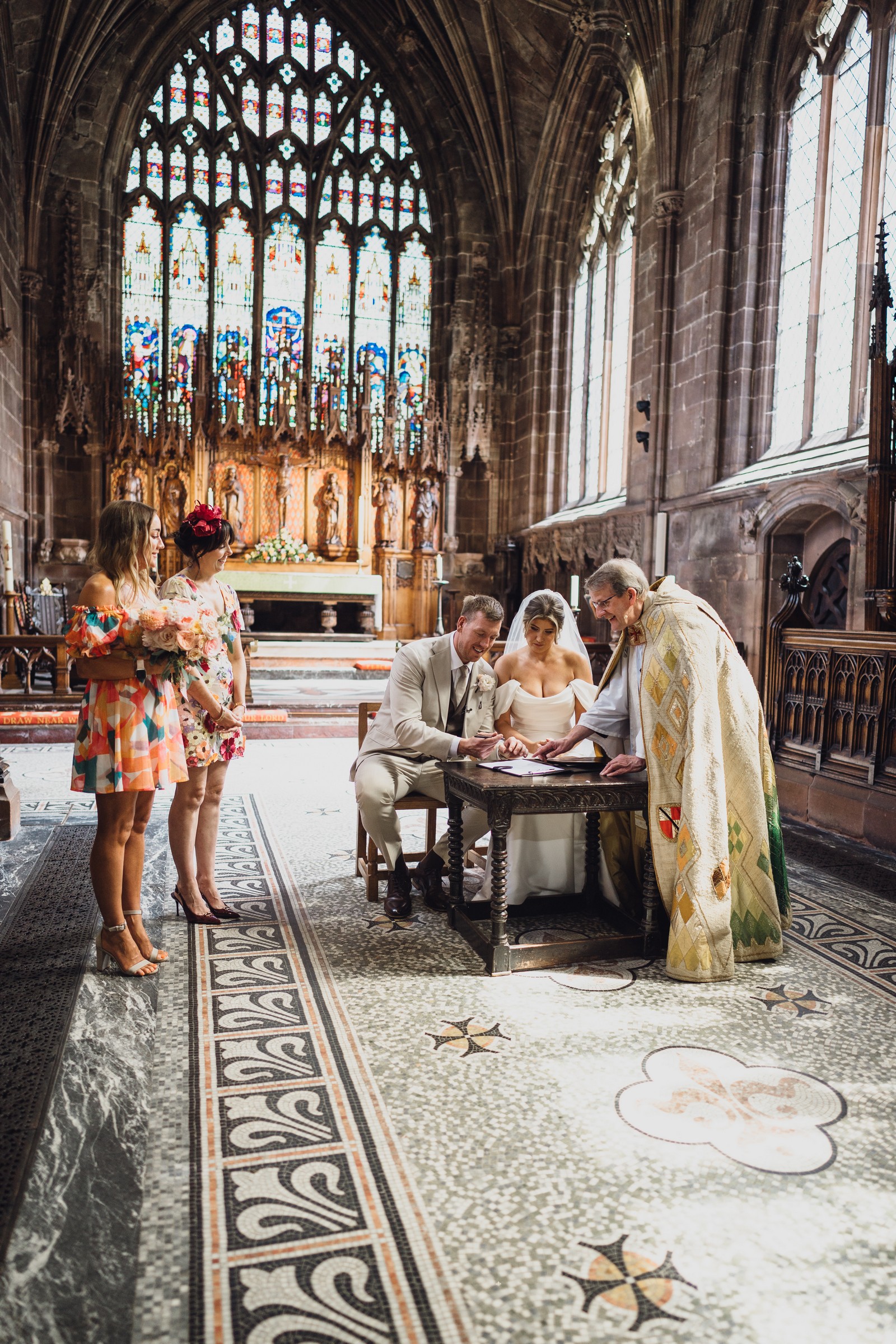 Katie & Joe’s Joyous Summer Wedding at Combermere Abbey