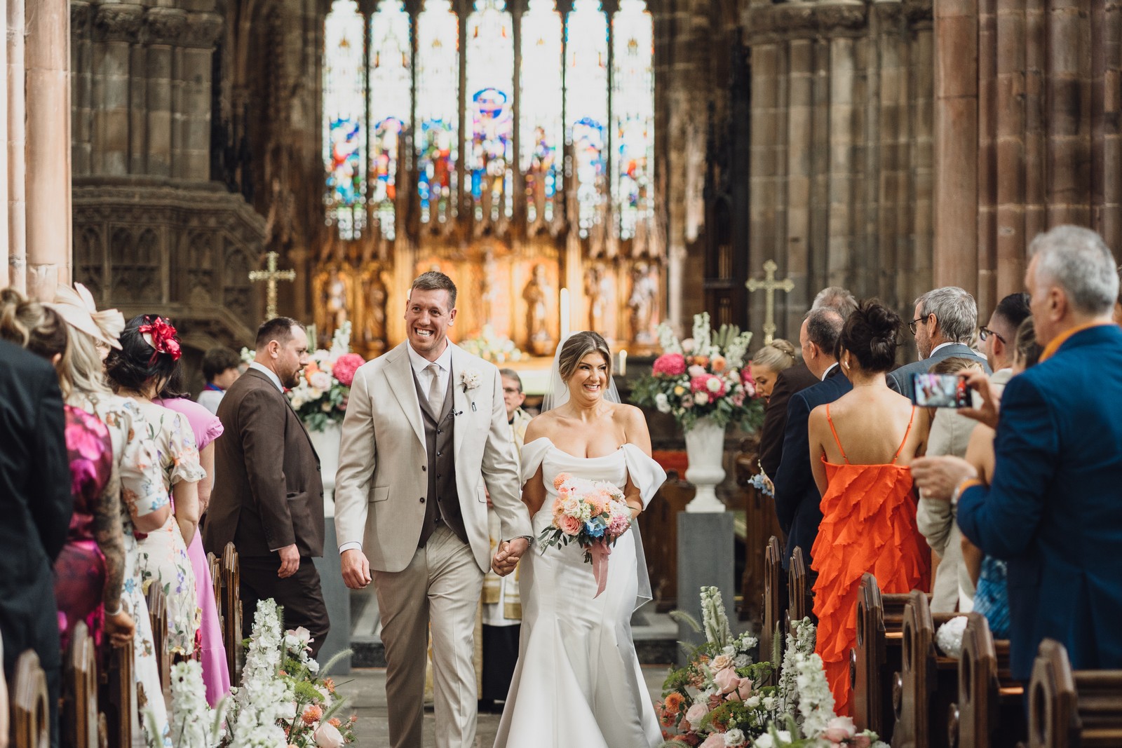 Katie & Joe’s Joyous Summer Wedding at Combermere Abbey