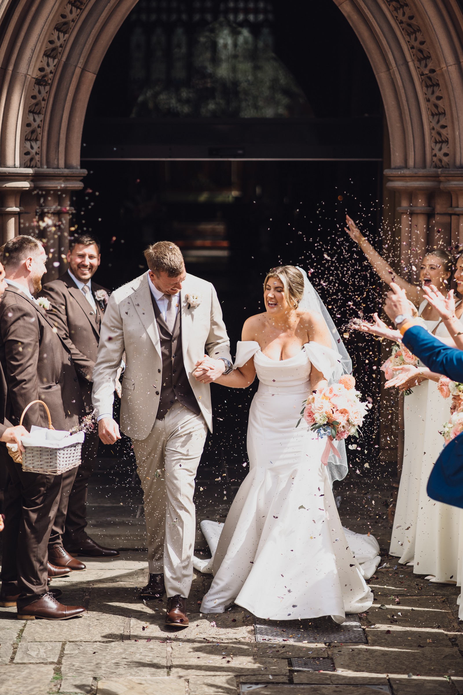 Katie & Joe’s Joyous Summer Wedding at Combermere Abbey