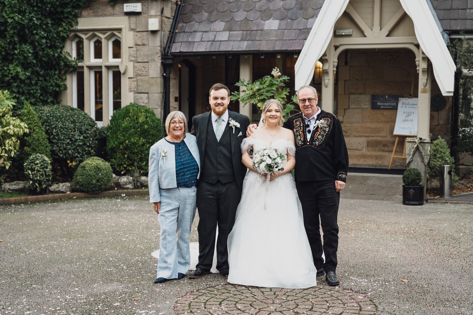 Poppy & Arron – West Tower Wedding