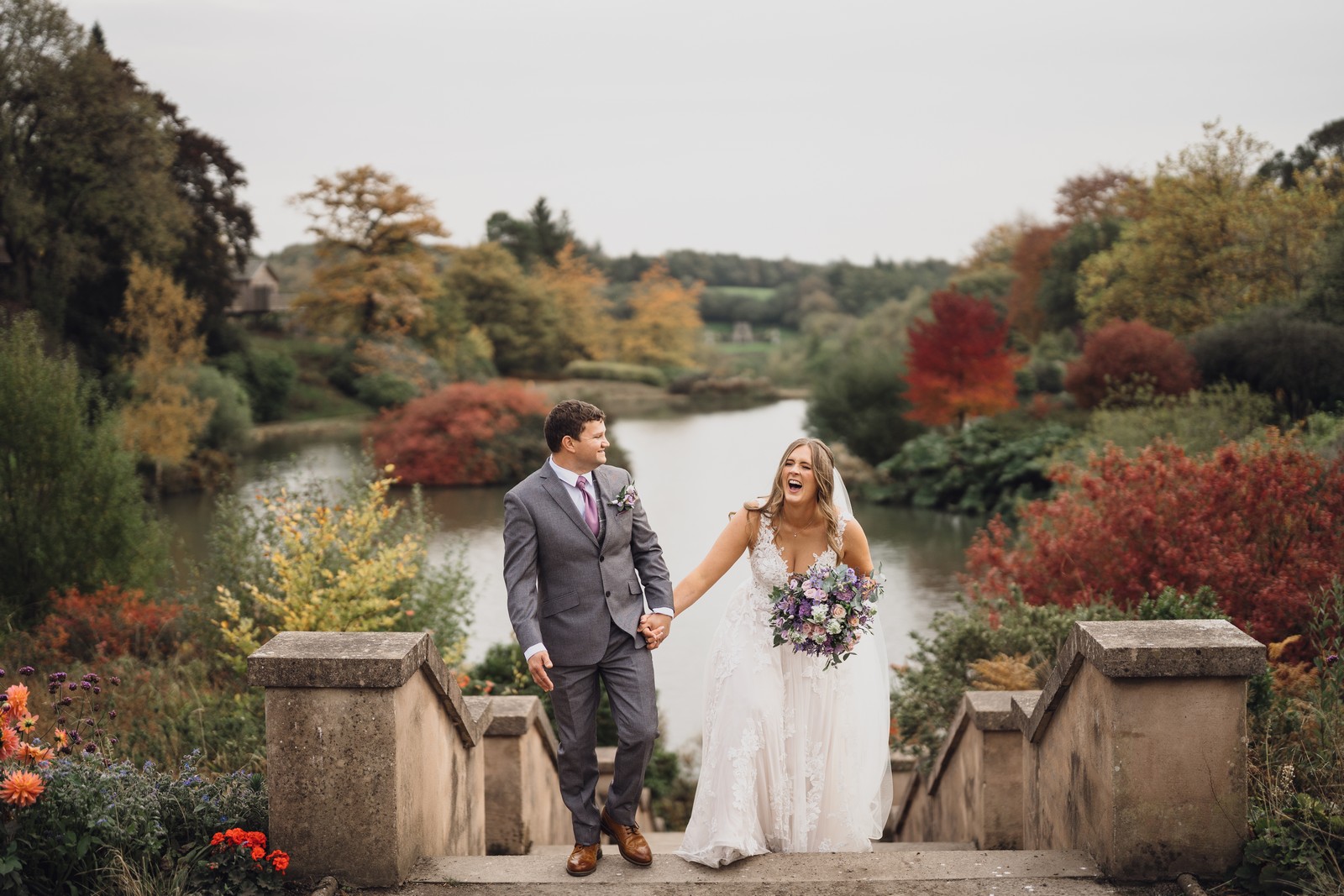 Emma & Steve’s Fun, Colourful, and Relaxed Wedding at Foxtail Barns