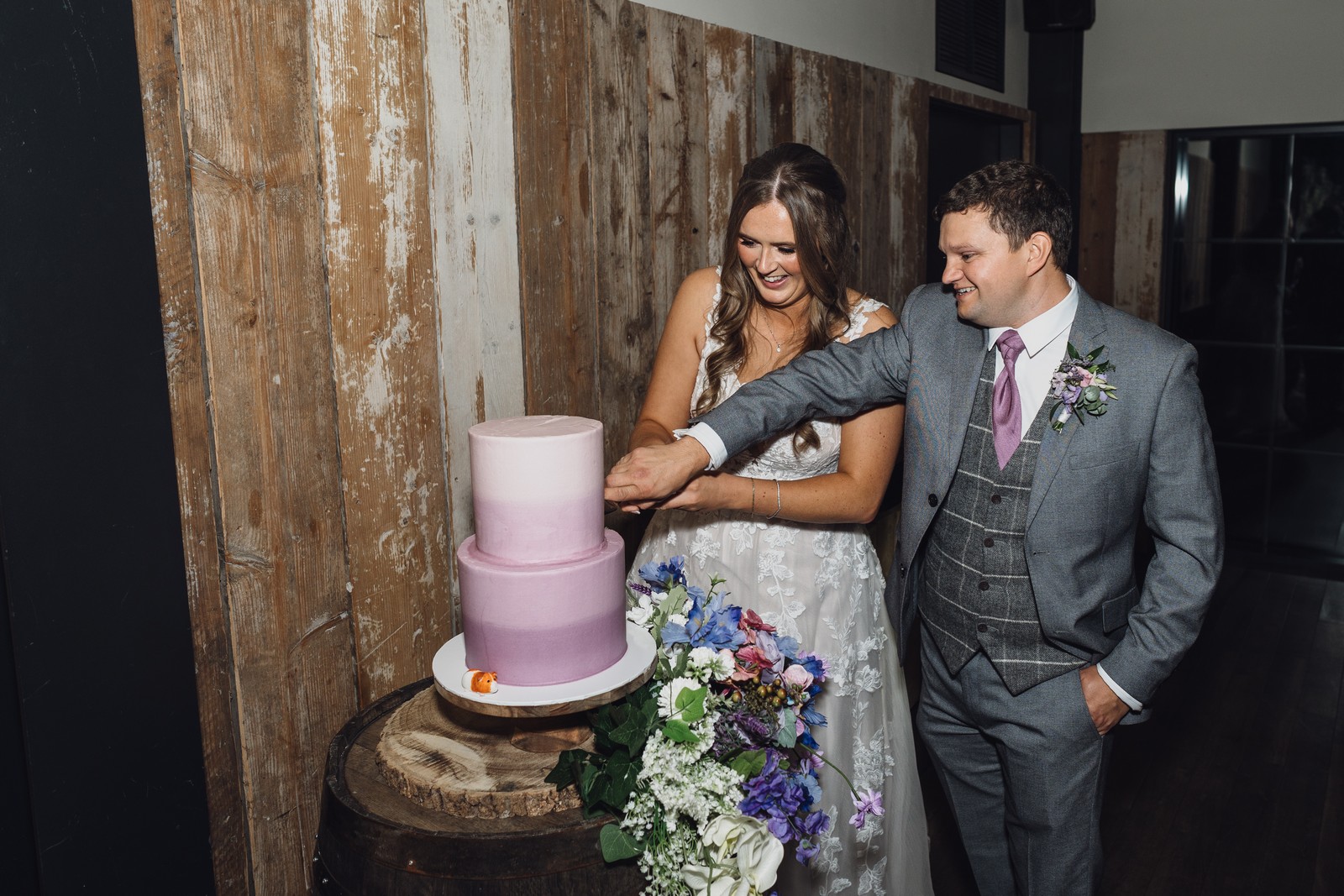 Emma & Steve’s Fun, Colourful, and Relaxed Wedding at Foxtail Barns