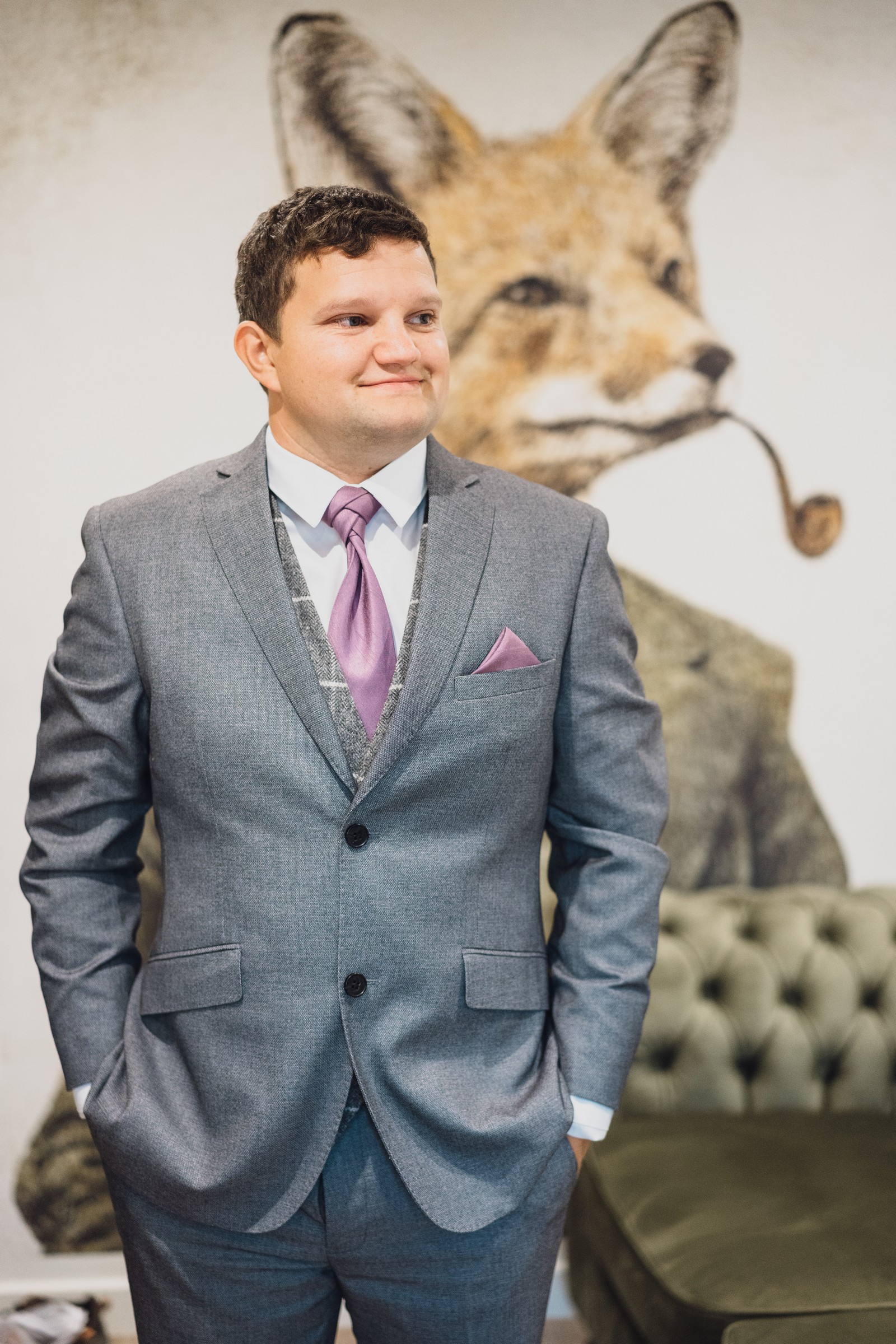 Emma & Steve’s Fun, Colourful, and Relaxed Wedding at Foxtail Barns