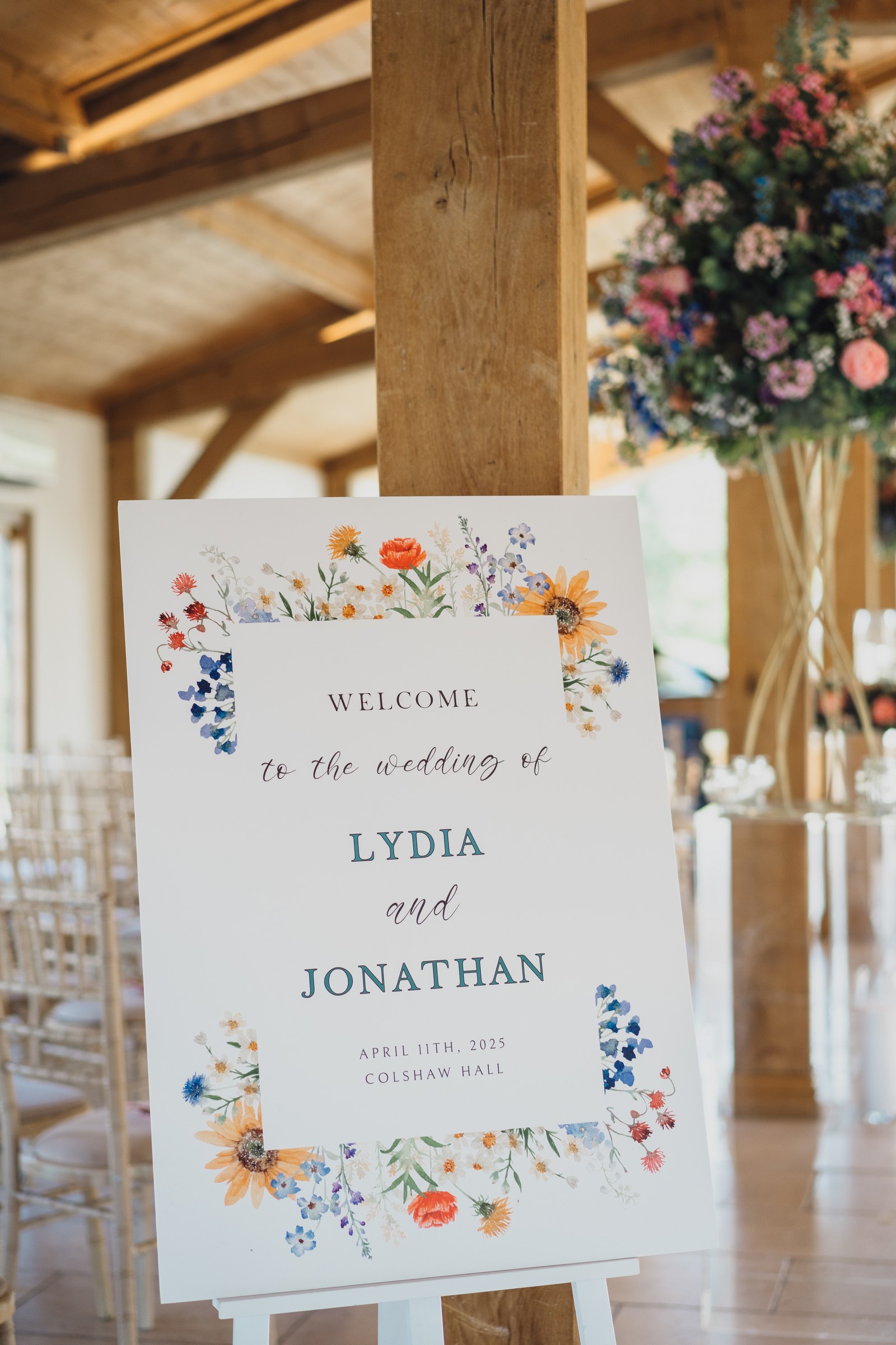 Lydia & Jonathan's Colshaw Hall Wedding