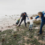 A Muddy Magical Beach Evening With the Cooper-Ryan Family