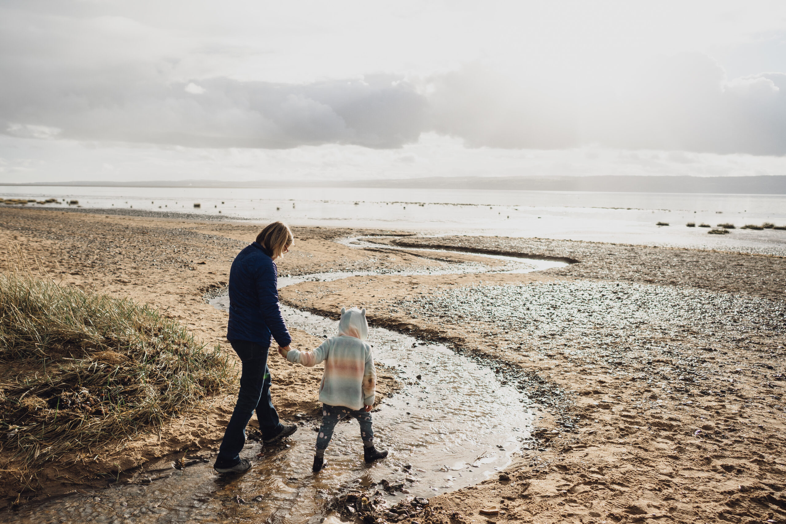 A Muddy Magical Beach Evening With the Cooper-Ryan Family