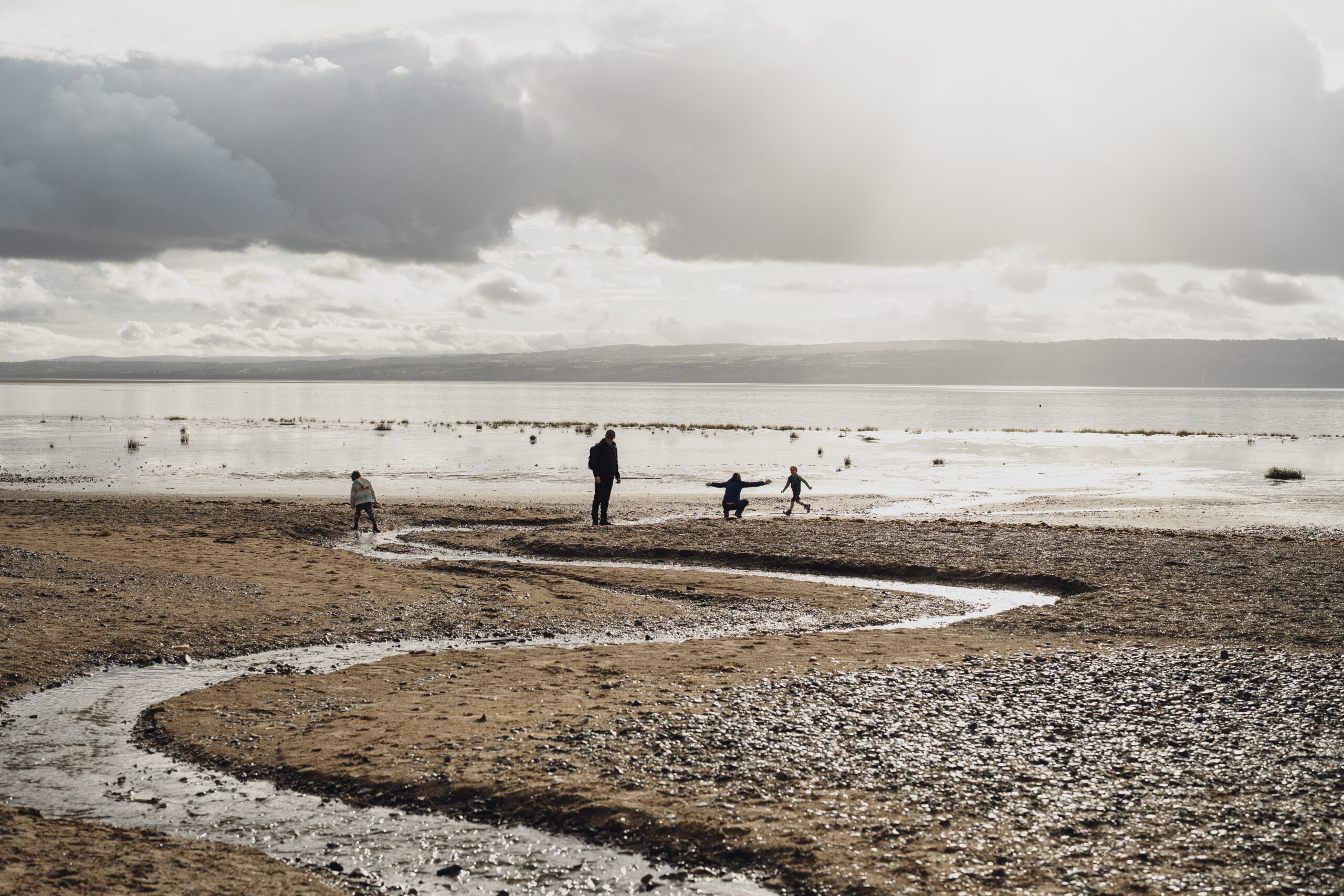 A Muddy Magical Beach Evening With the Cooper-Ryan Family