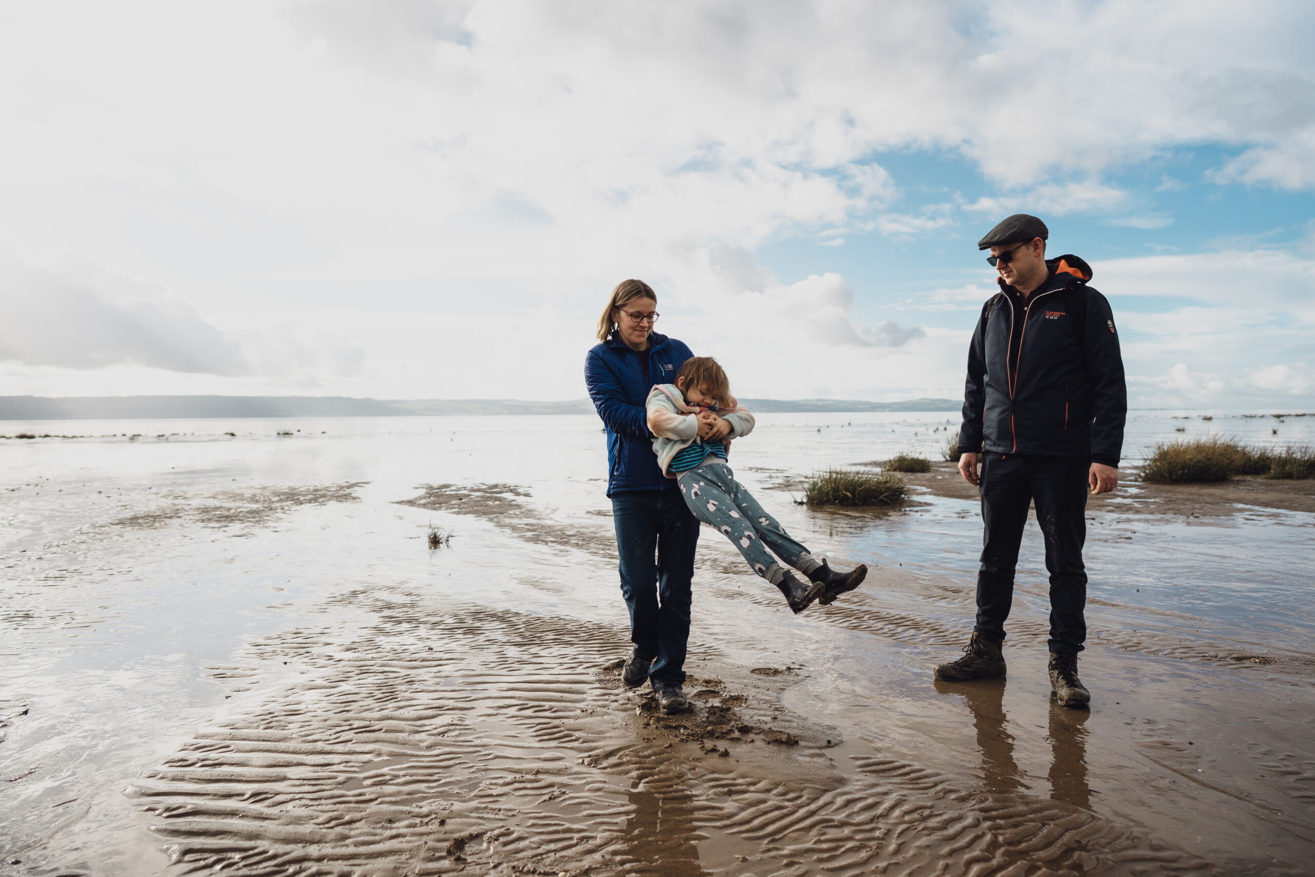 A Muddy Magical Beach Evening With the Cooper-Ryan Family