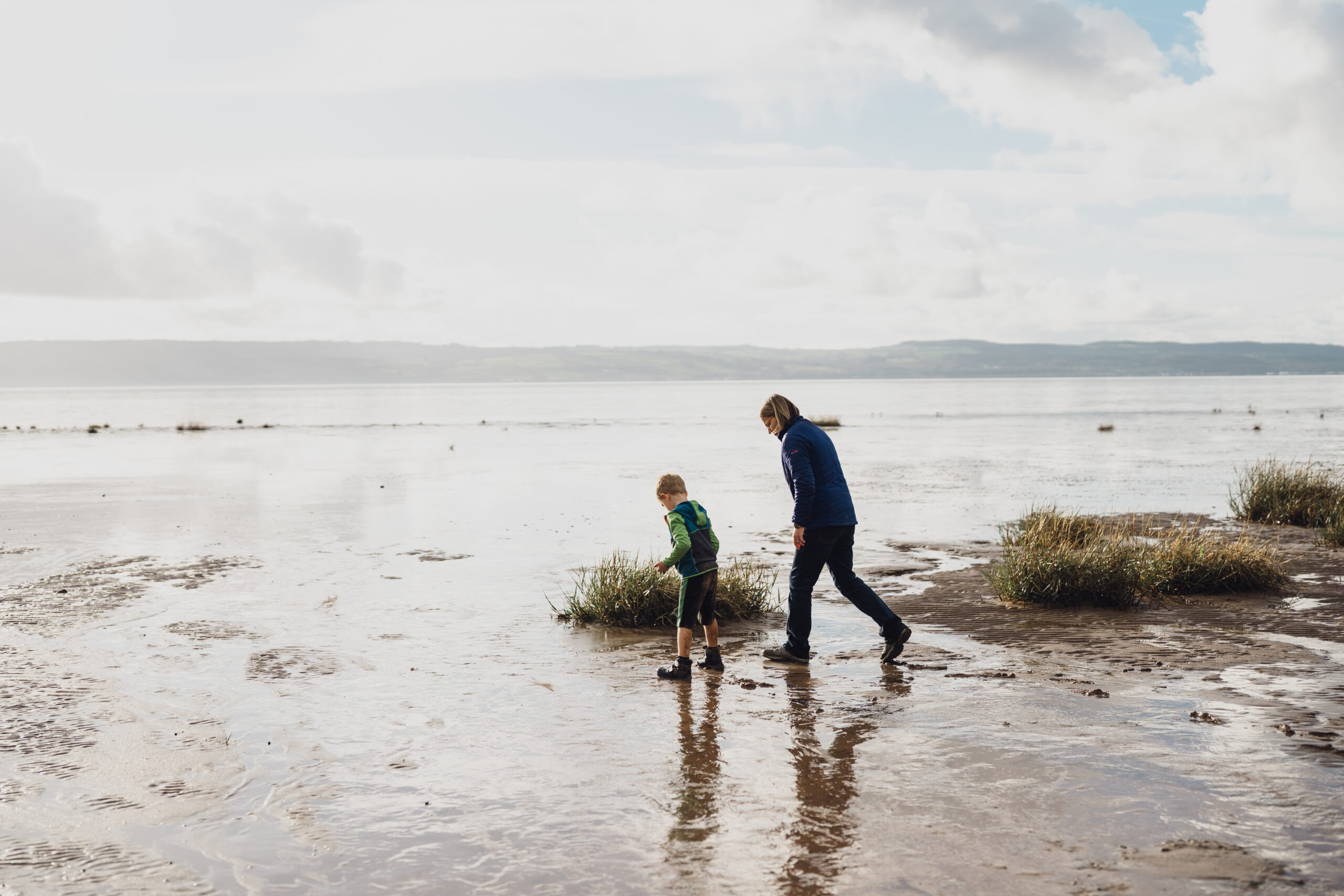A Muddy Magical Beach Evening With the Cooper-Ryan Family