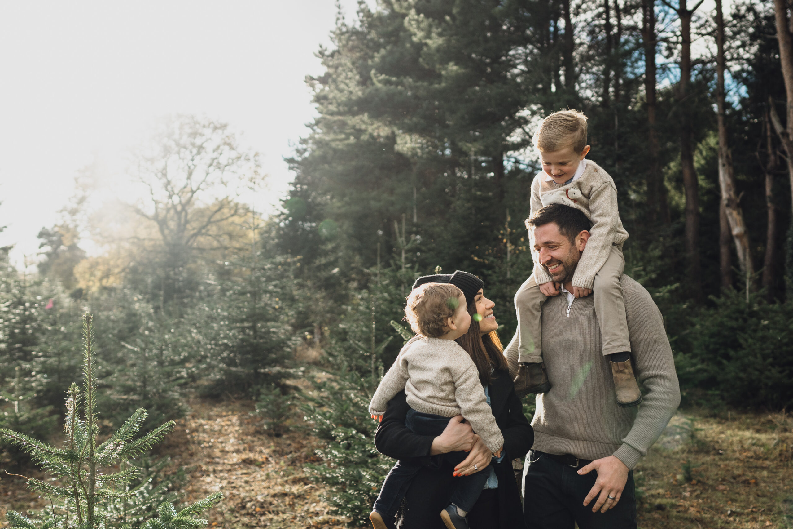 Christmas Tree Farm Mini shoots in Cheshire