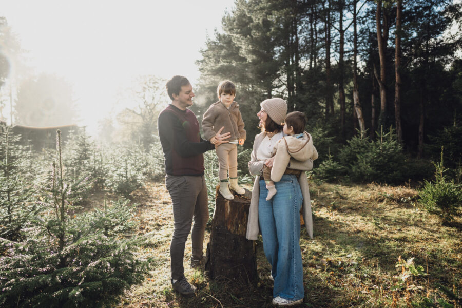 Christmas Tree Farm Mini shoots in Cheshire