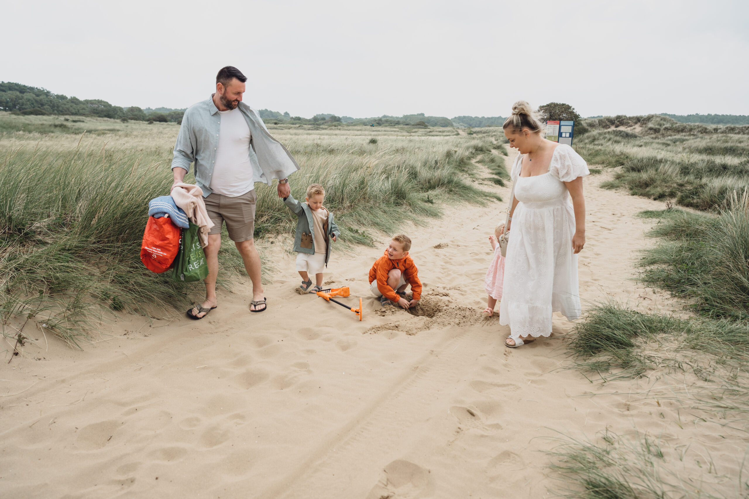 formby beach shoot with the hogans