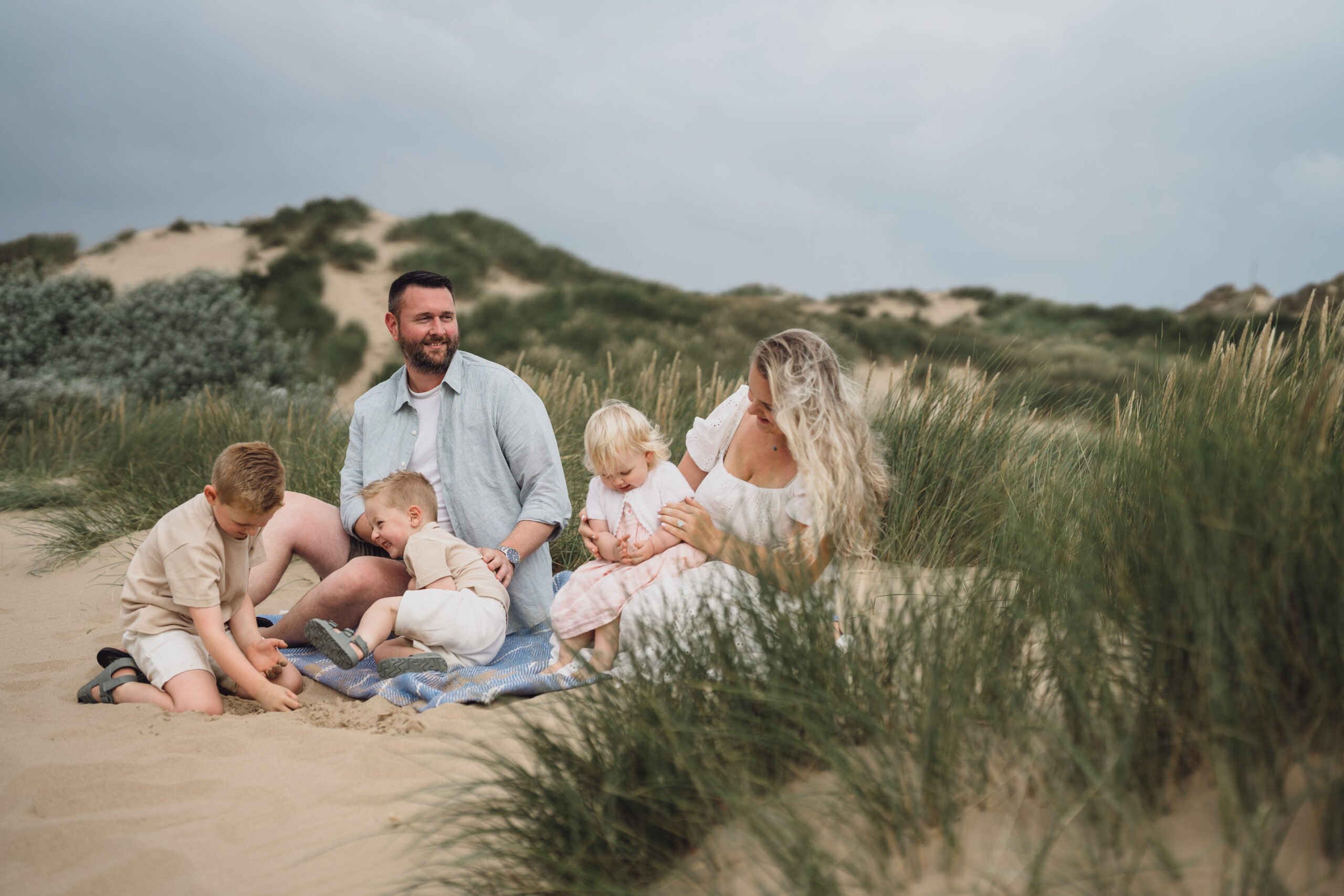 formby beach shoot with the hogans